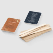 Éventail Programme de mariage en terre cuite Ventilateur à  (Non-assemblé)