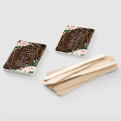 Éventail Programme de mariage géométrique Floral Rustique e (Non-assemblé)