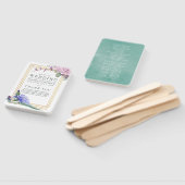 Éventail Programme de mariage géométrique flush et moulin (Non-assemblé)