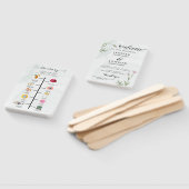 Éventail Programme de mariage moderne Ventilateur manuel (Non-assemblé)