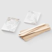 Éventail Programme de mariage | Peonies d'aquarelle d'Albât (Non-assemblé)