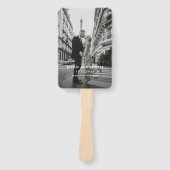 Éventail Programme de mariage photo moderne minimal (Devant)