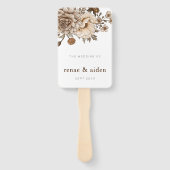 Éventail Programme de mariage rustique, Boho Woodland (Devant)