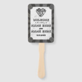 Éventail Programme de mariage Ventilateur à main Steampunk (Devant)