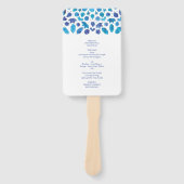 Éventail Programme de motifs de carreaux méditerranéens à l (Devant)