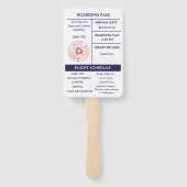 Éventail Programme de passeport pour mariage unique de dest (Dos)