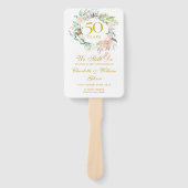 Éventail Programme de renouvellement de vœux d'anniversaire (Devant)