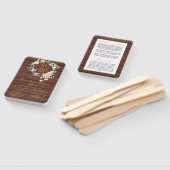 Éventail Programme de renouvellement de vœux floraux Rustic (Non-assemblé)