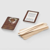 Éventail Programme de renouvellement de vœux floraux rustiq (Non-assemblé)