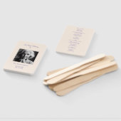 Éventail Programme de service commémoratif élégant pour fun (Non-assemblé)