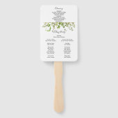 Éventail Programme de ventilateur Mariage pour les forêts v (Dos)