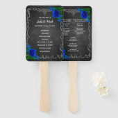 Éventail Programme des Mariages de automne du Conseil de la (Devant et derrière)