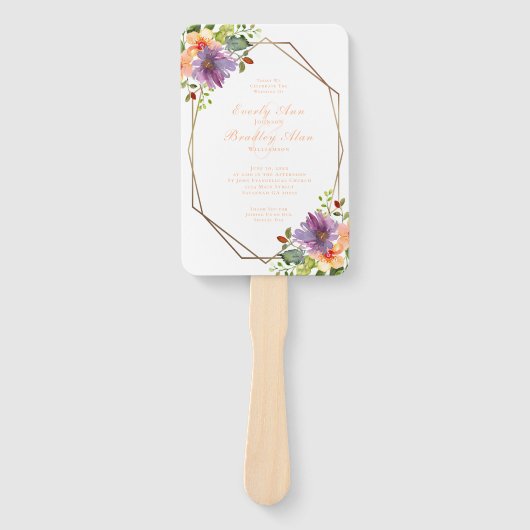 Éventail Programme d'octogone de pêche végétale de l'aquare (Devant)