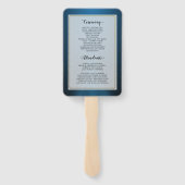 Éventail Programme du président Trump Meilleur Mariage Hand (Dos)