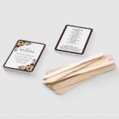 Éventail Programme Élégant de la prune violette de tourneso (Non-assemblé)