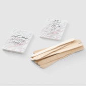 Éventail Programme moderne de marbre rose et gris (Non-assemblé)