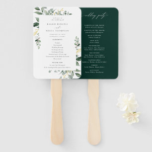 Éventail Programme naturel de mariage végétal