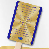 Éventail Programmes personnalisés pour fêtes d'anniversaire