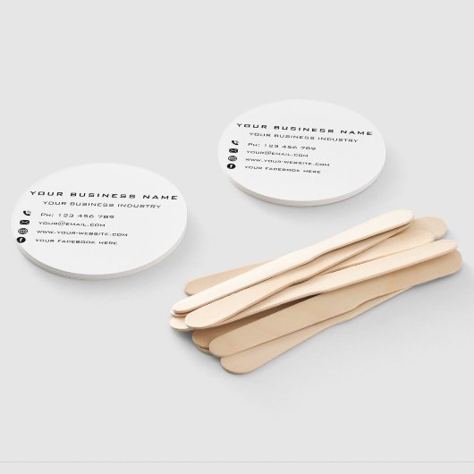 Éventail Promotions sur mesure du ventilateur à main de l'e (Non-assemblé)