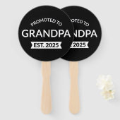 Éventail Promu À Grand-Père Est. 2025 II (Devant et derrière)