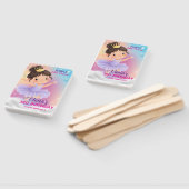 Éventail Purple Little Princess Ball Ensemble de fans (Non-assemblé)