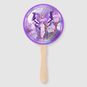 Éventail Purple Sun Fairy (Dos)