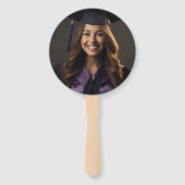 Éventail Purple White Médicale School Graduation Party (Dos)