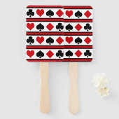 Éventail Quatre combinaisons de cartes (Devant et derrière)