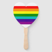 ÉVENTAIL RAINBOW LGBTQIA+ (Dos)