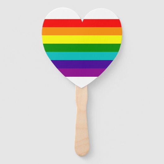 ÉVENTAIL RAINBOW LGBTQIA+ (Dos)