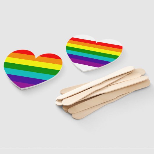 ÉVENTAIL RAINBOW LGBTQIA+ (Non-assemblé)