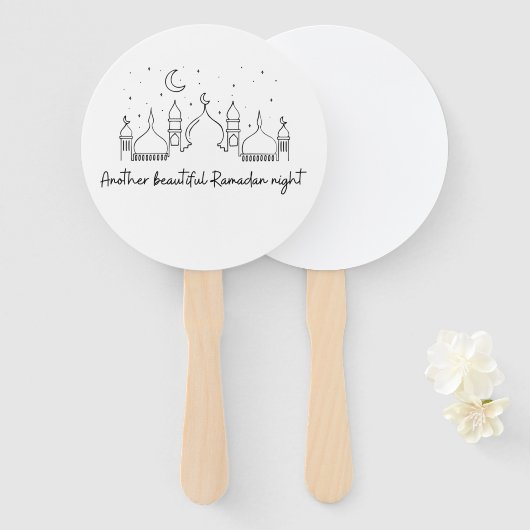 Éventail RAMADAN RAMADAN KAREEM RAMADAN MUBARAK T-shirt Mag (Devant et derrière)