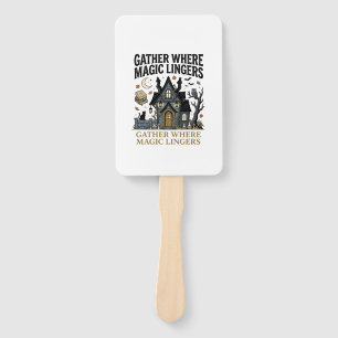 Éventail Rassemblement de maison hantée Halloween