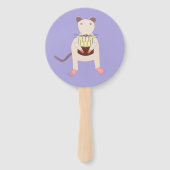 Éventail Rat de Siamese avec fête d'anniversaire gâteau per (Devant)