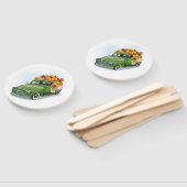 Éventail Récolte d'automne dans un ventilateur à main de ca (Non-assemblé)