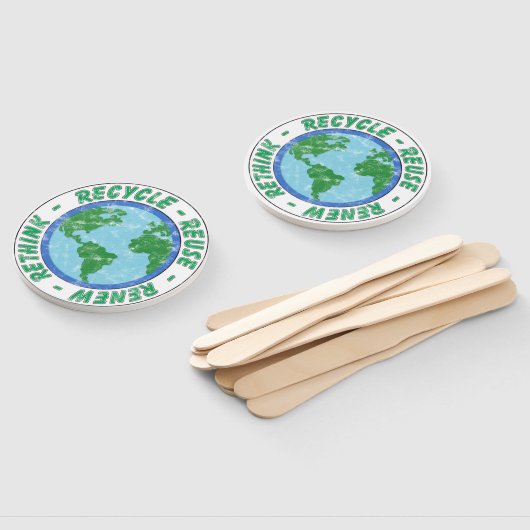 Éventail Recycler Réutiliser Réutiliser Repenser (Non-assemblé)