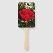 Éventail Red Roses Floral Bouquet Fleur Nature Photographie (Dos)