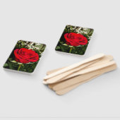 Éventail Red Roses Floral Bouquet Fleur Nature Photographie (Non-assemblé)