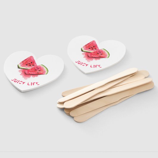 Éventail Red Sweet Juicy Watermelon (Non-assemblé)