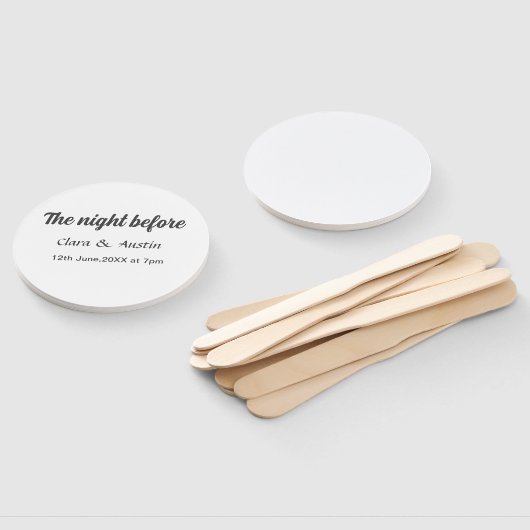 Éventail Répétition dîner la nuit avant simple minimum m (Non-assemblé)