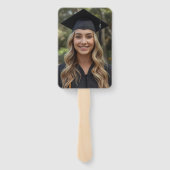 Éventail Retro Class of Congrats Graduation Photo  (Dos)