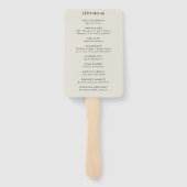 Éventail Retro Le Programme De Mariage Cassette Le Plus Fra (Dos)