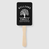 Éventail Réunion en famille Vacances d'été Route Trip Tree (Dos)