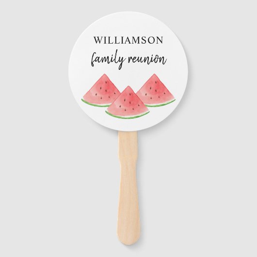 Éventail Réunion familiale (Dos)