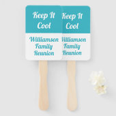 Éventail Réunion familiale moderne simple - Gardez-le Cool (Devant et derrière)