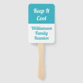 Éventail Réunion familiale moderne simple - Gardez-le Cool (Dos)