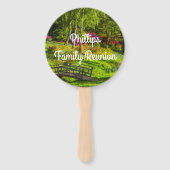 Éventail Réunion familiale pittoresque Park (Dos)