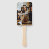 Éventail RIP Années 20's Funny Skull Photo 30e anniversaire (Dos)