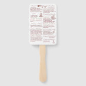 Éventail rituels de mariage hindou paon palais de Jaipur  (Dos)