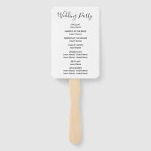 Éventail Robe Mariage en dentelle noire (Dos)